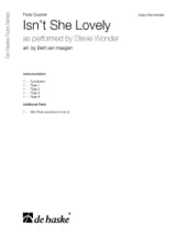 Isn't She Lovely - Quatuor de Flutes - Stevie Wonder - Partition